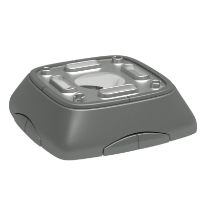 Основание для колонн запасное серебристый металлик