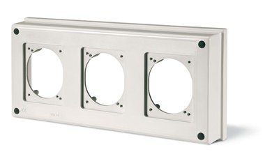 Крышка 150х328х45 на 3 поста с основанием 70х87 мм