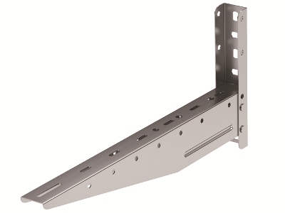 Консоль с опорой ML основание 600 мм горячеоцинкованная