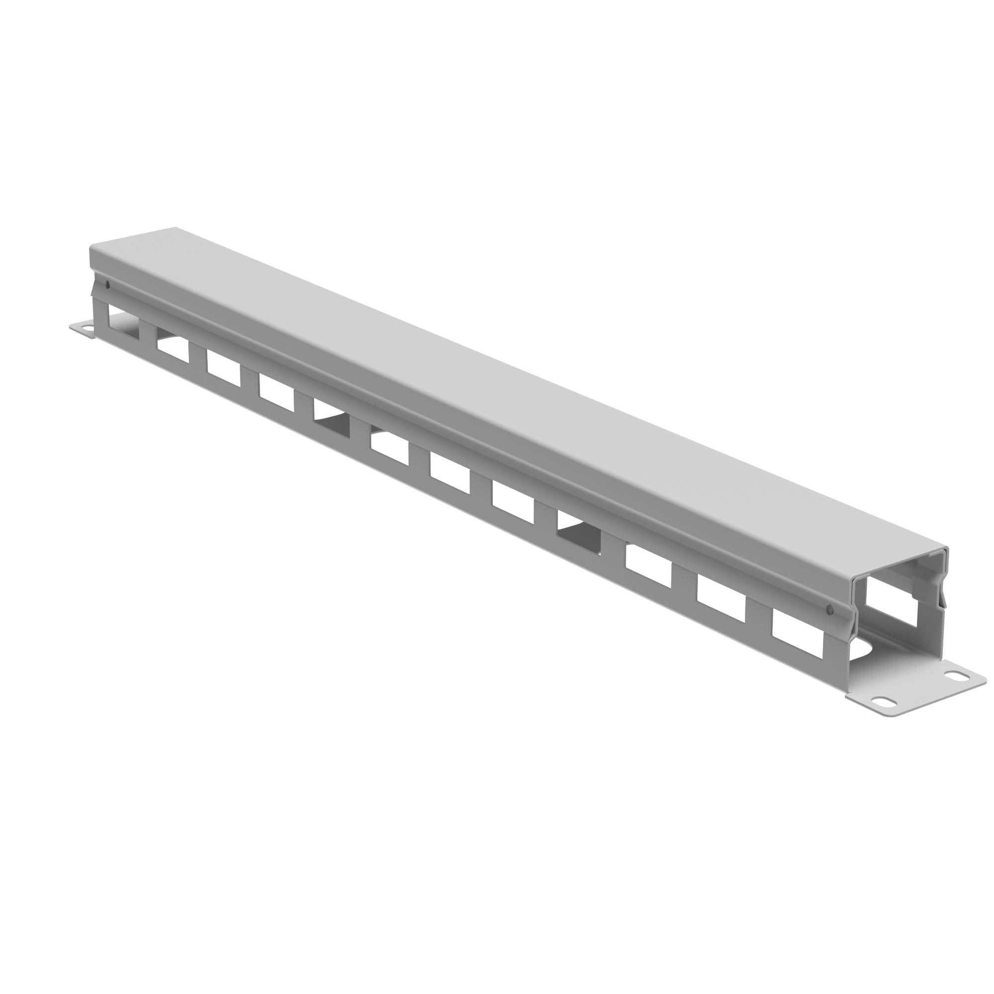 Органайзер вертикальный с крышкой 42U глубина 90ммRAL9005