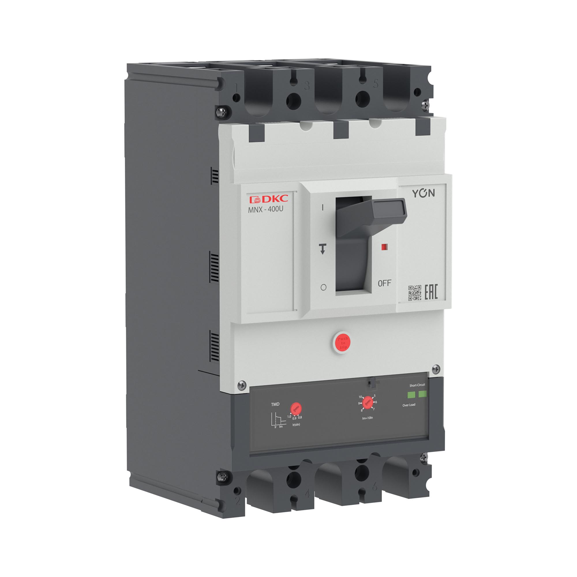 Выключатель автоматический YON pro MNX400H 3P 400 A 150 kA при AC415V расцепитель TMD