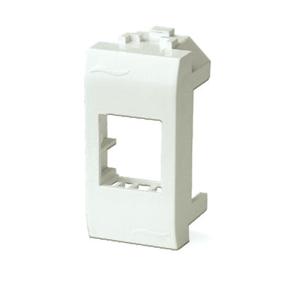 BRAVA Адаптер для информационныx разъемов SIEMON  бежевый 1 модуль