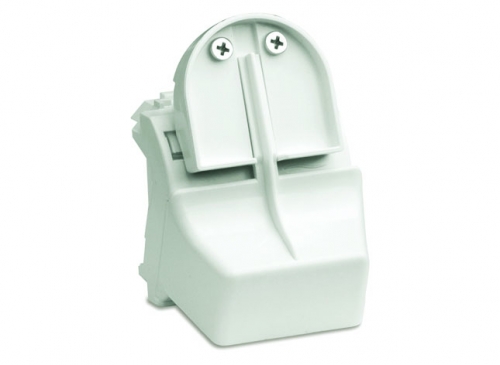 Адаптер для оптоволоконныx разъемов тип 2ST с системой пломбировки белый (2 модуля)