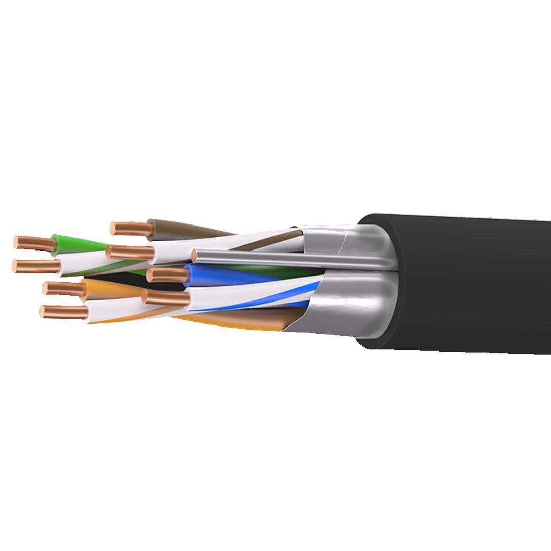 Витая пара F/UTP кат. 5E, 4 пары, нг(А)-HF, катушка 305 м