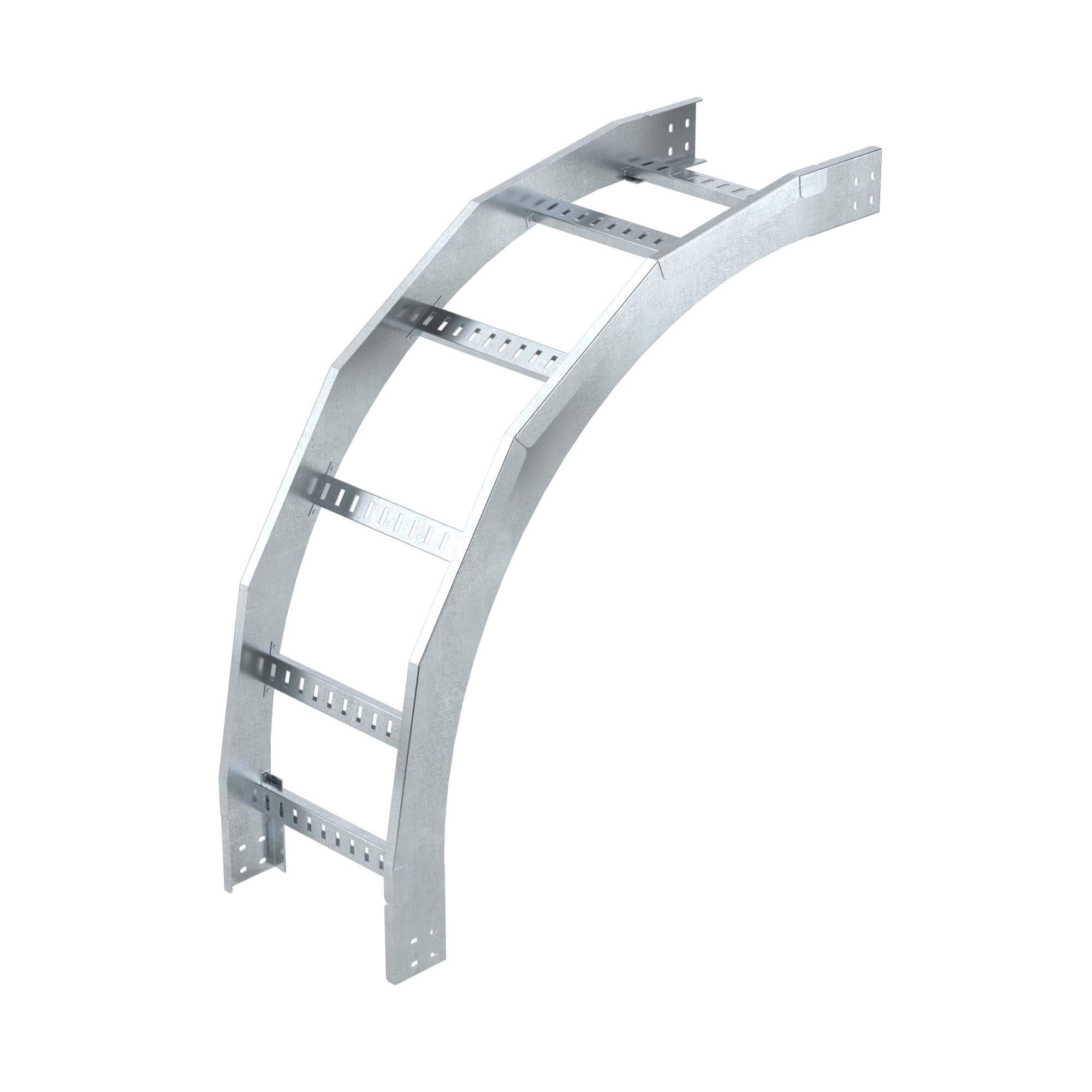 Угол вертикальный внешний 90 градусов 50х400 R300 лонжерон 1,5 мм цинк-ламельный в комплекте крепежные элементы соединительные пластины