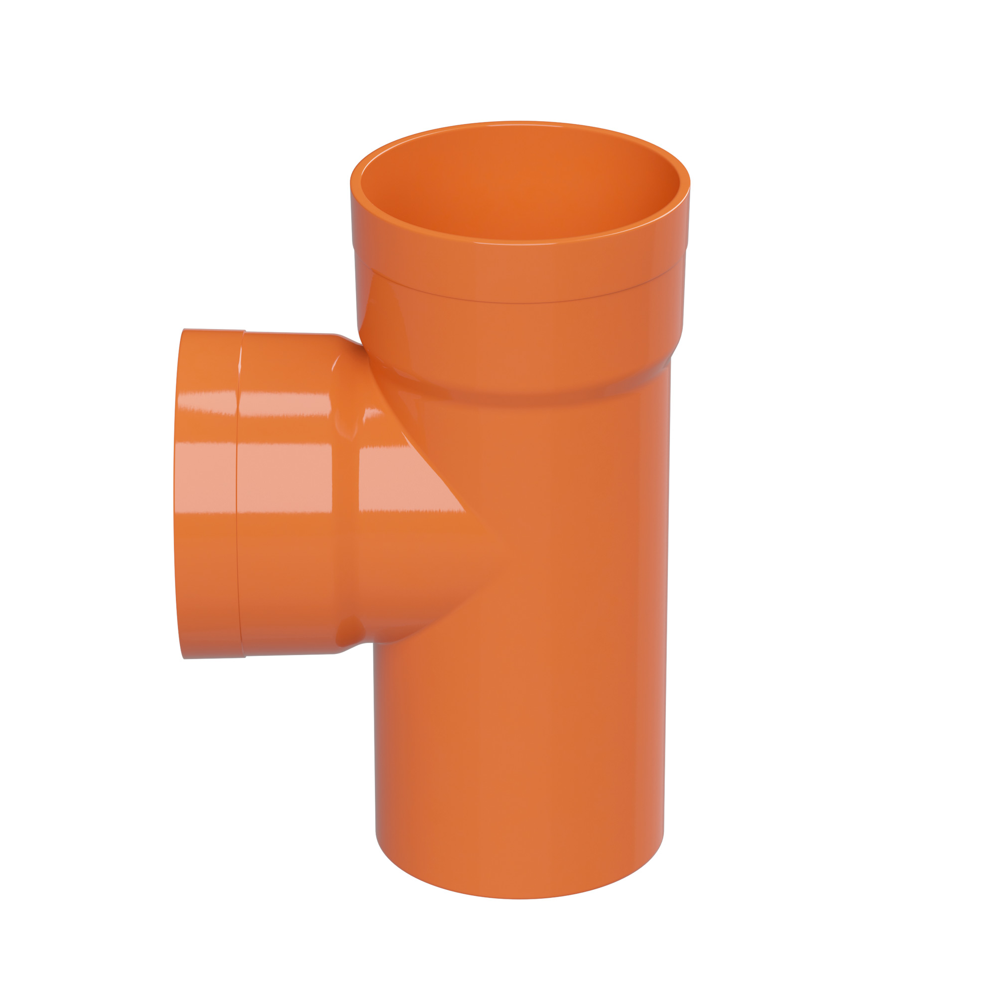 Тройник для двустенных труб 90 градусов D=200мм