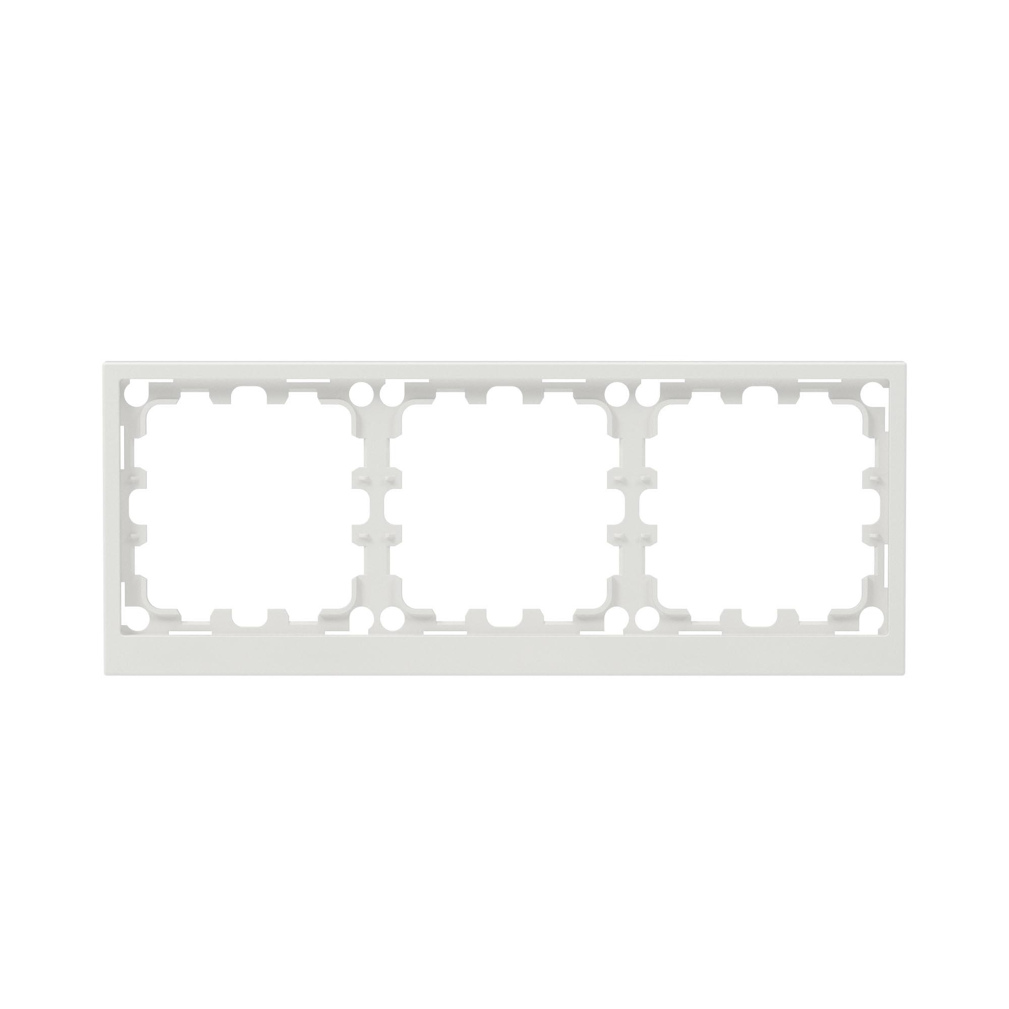 Рамка на 3 поста, KANT, белый песок