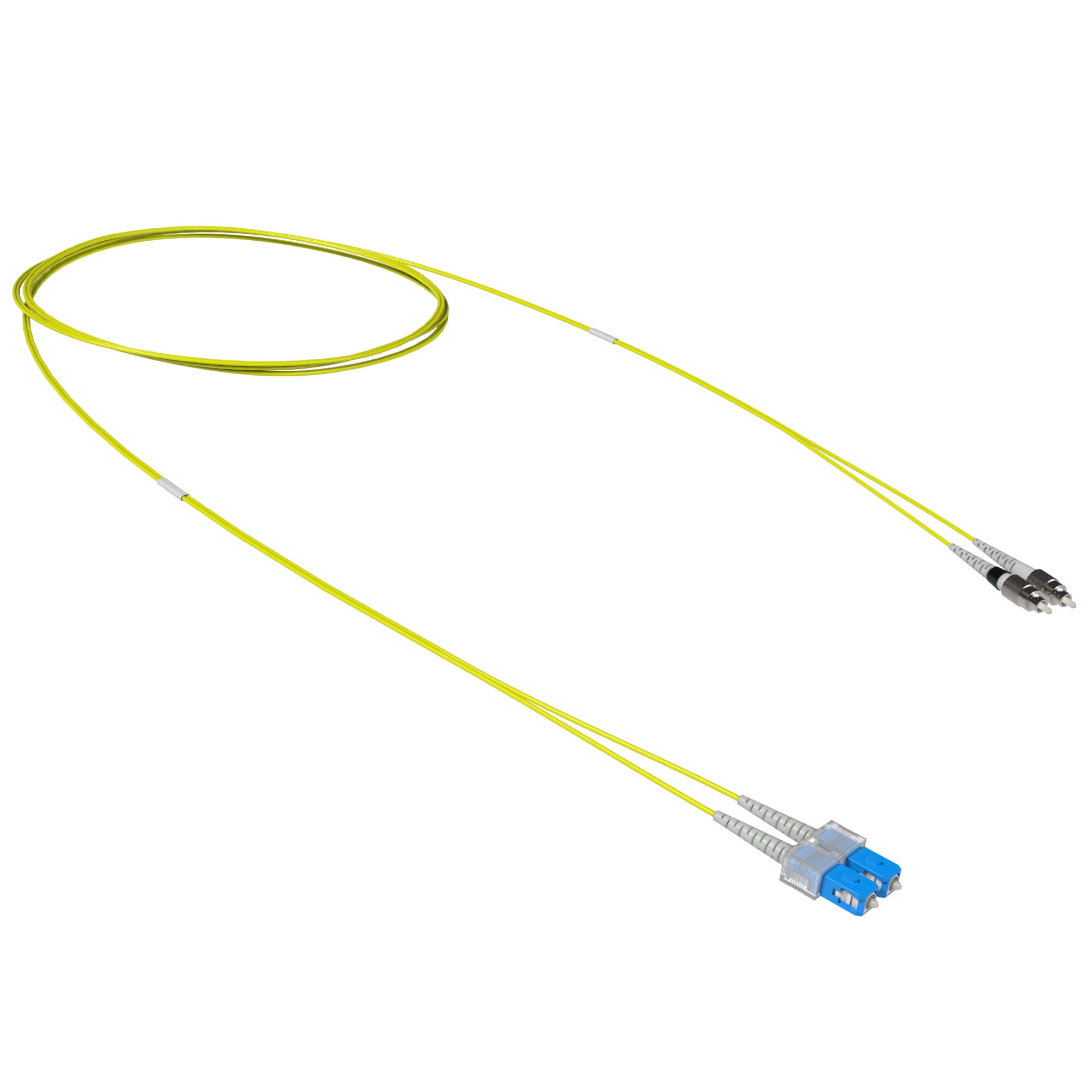 Патч-корд оптический переходной Duplex SC-UPC/FC-UPC, 9/125 OS2, 2 м