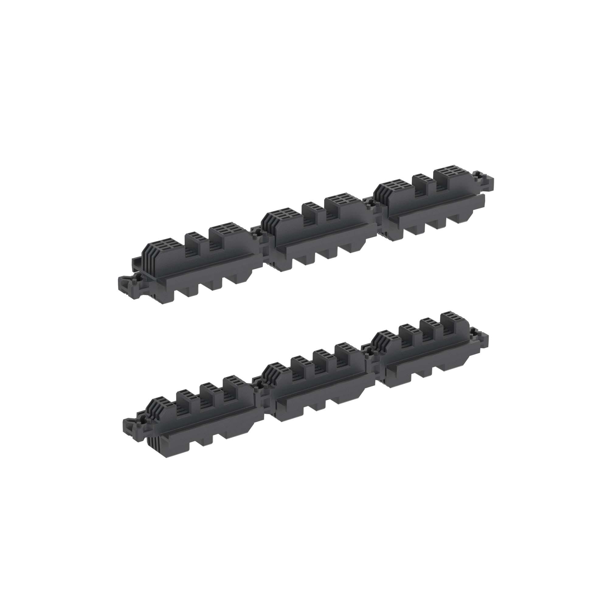 Комплект изоляторов главной шинной системы 1-2 шины на полюс, толщиной 5мм, 3Р