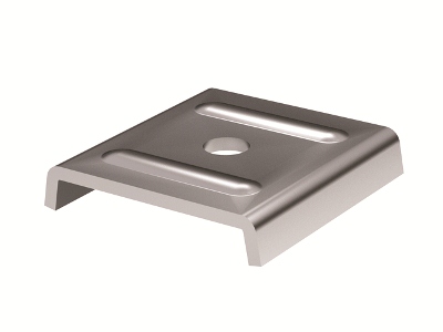 Пластина опорная для С-образных профилей М10