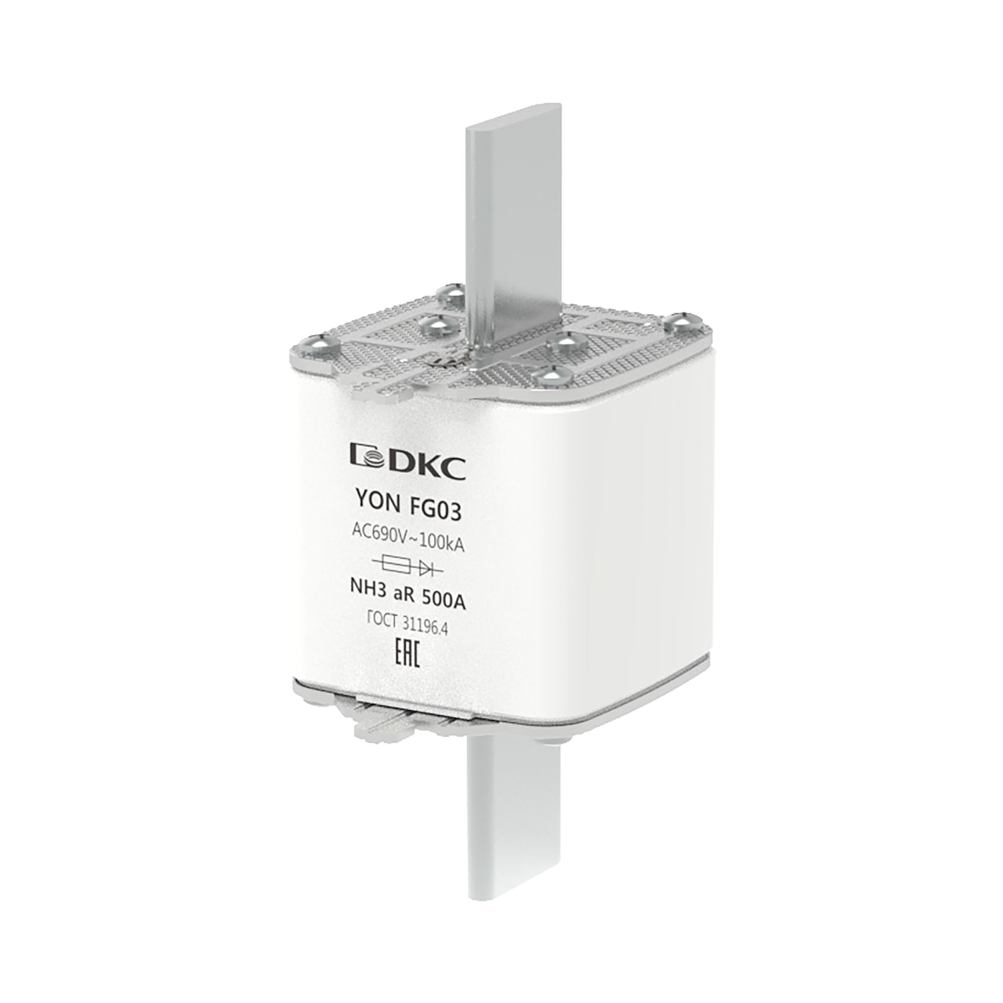 Предохранитель YON ножевого типа G3 500 А 690V характеристика arya