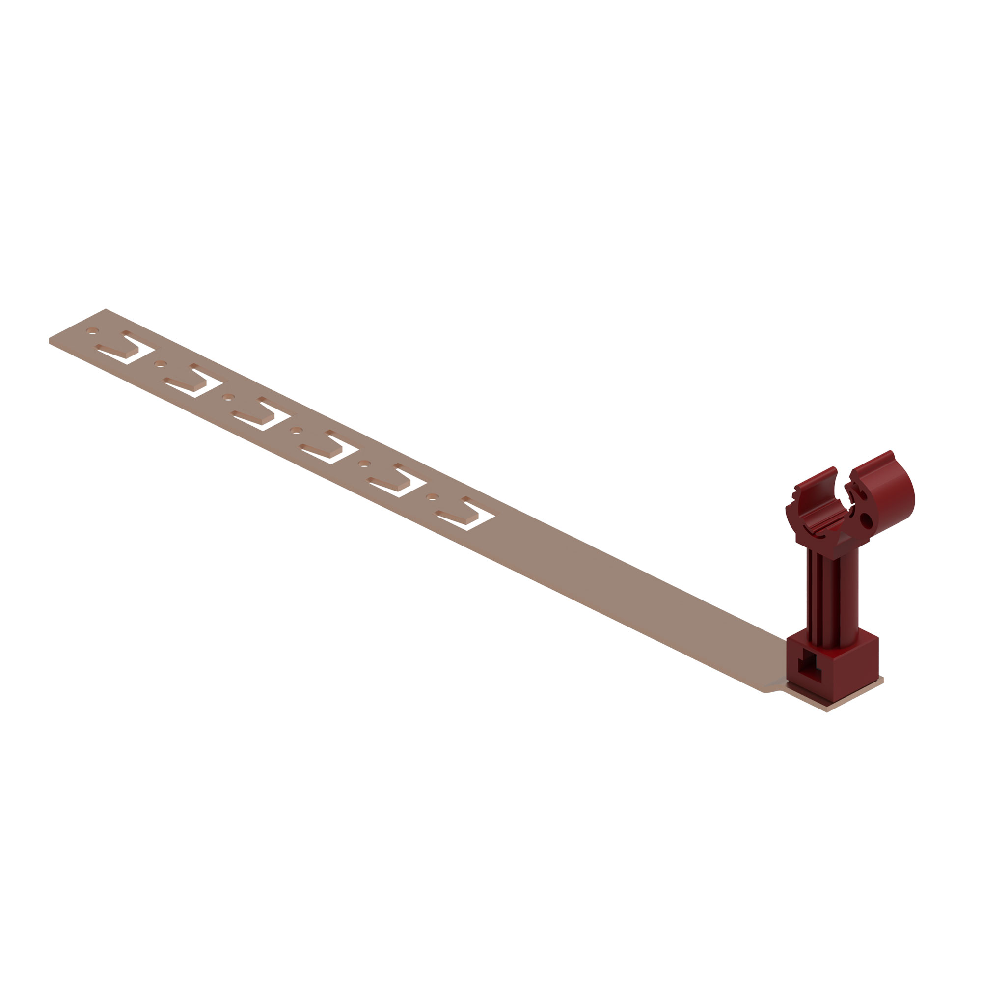 Держатель под черепицу 450 мм медь