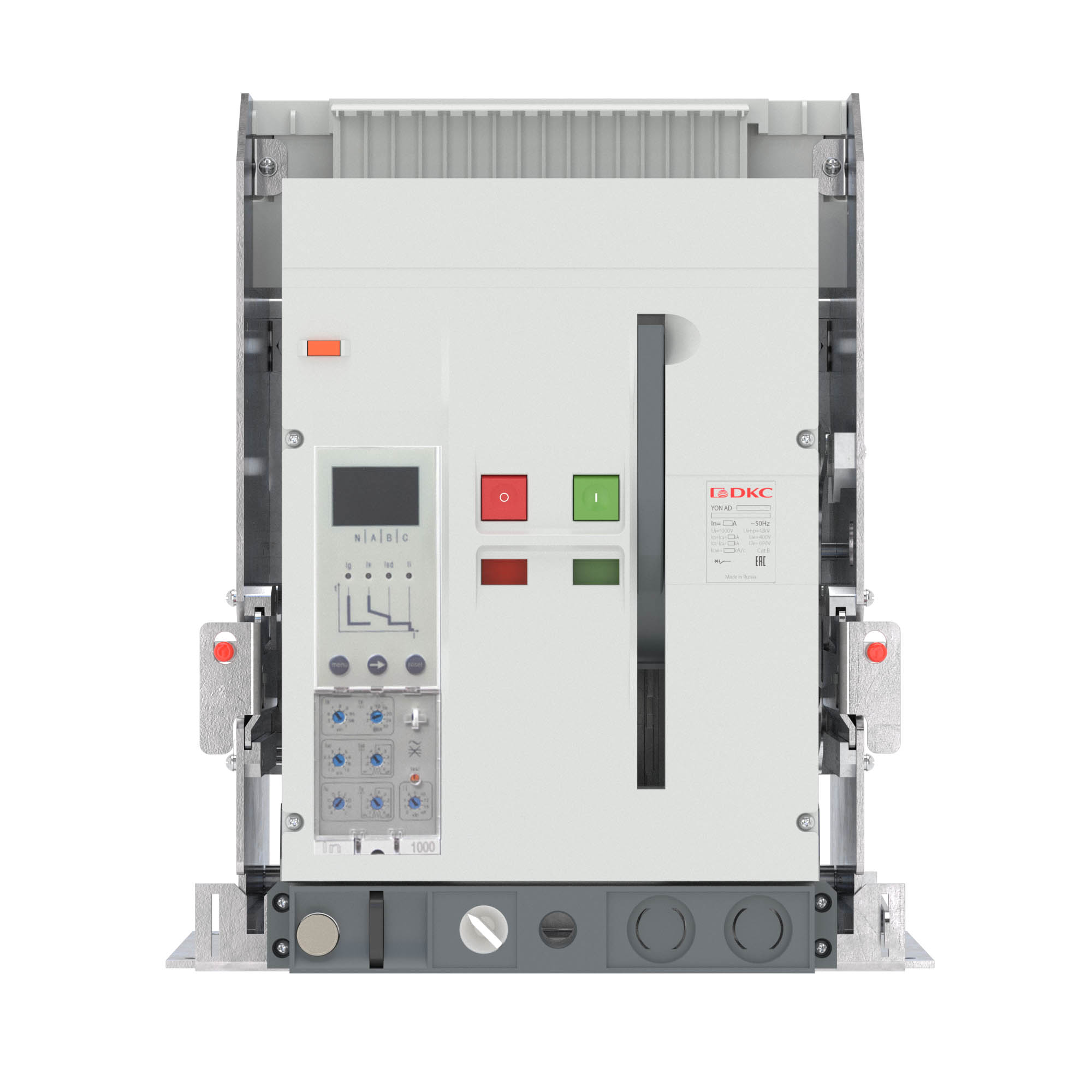 Воздушный автоматический выключатель YON AD-1250-S1-3P-50-F-MR5.0-B-C2200-M2-P00-S2-03