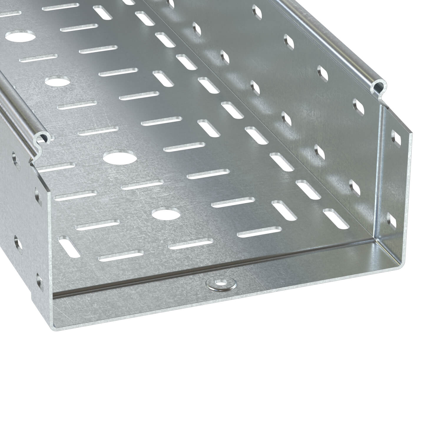 Лоток перфорированный 600х100 L 3000 толщ 1,5 мм