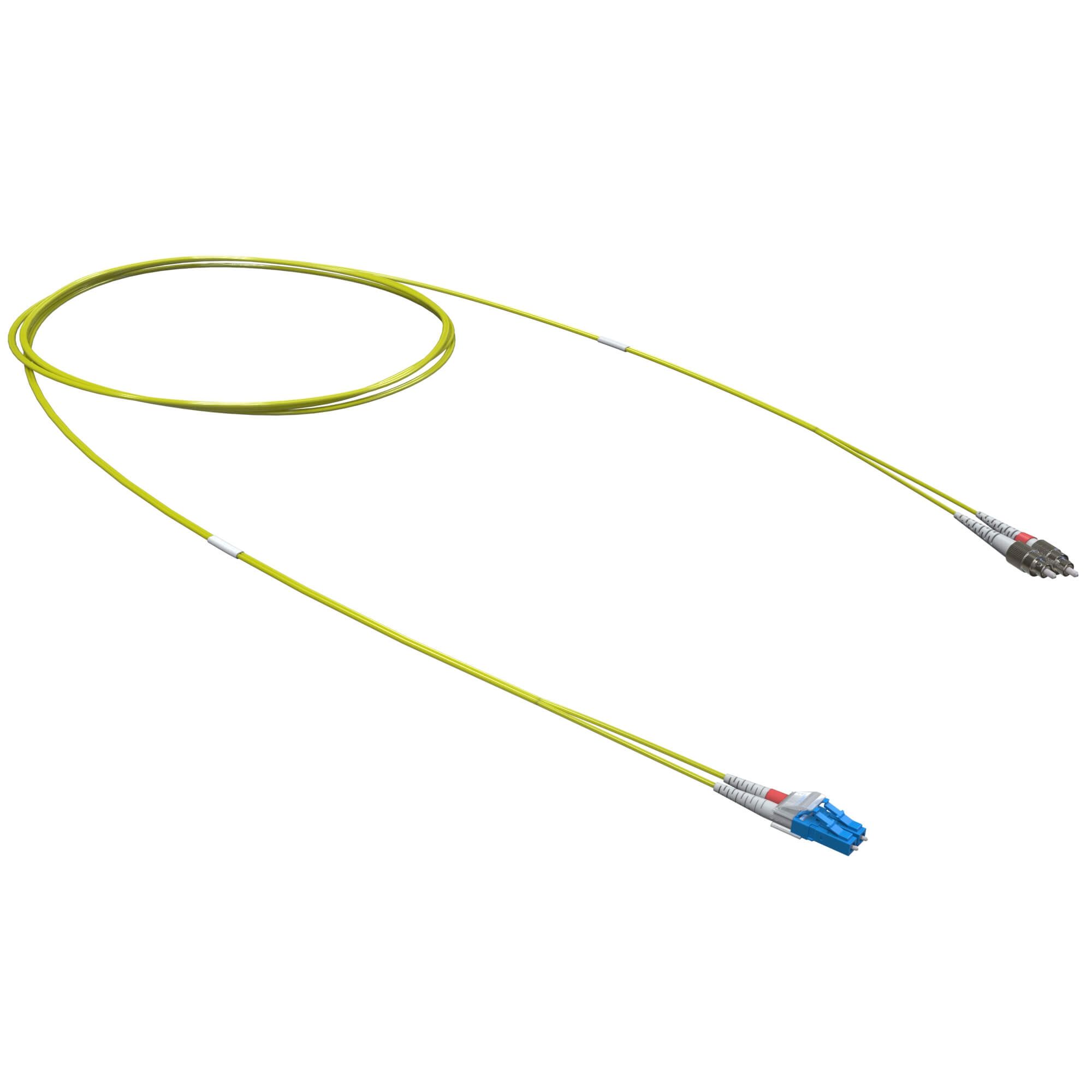 Патч-корд оптический переходной Duplex LC-UPC/FC-UPC, 9/125 OS2, 20 м