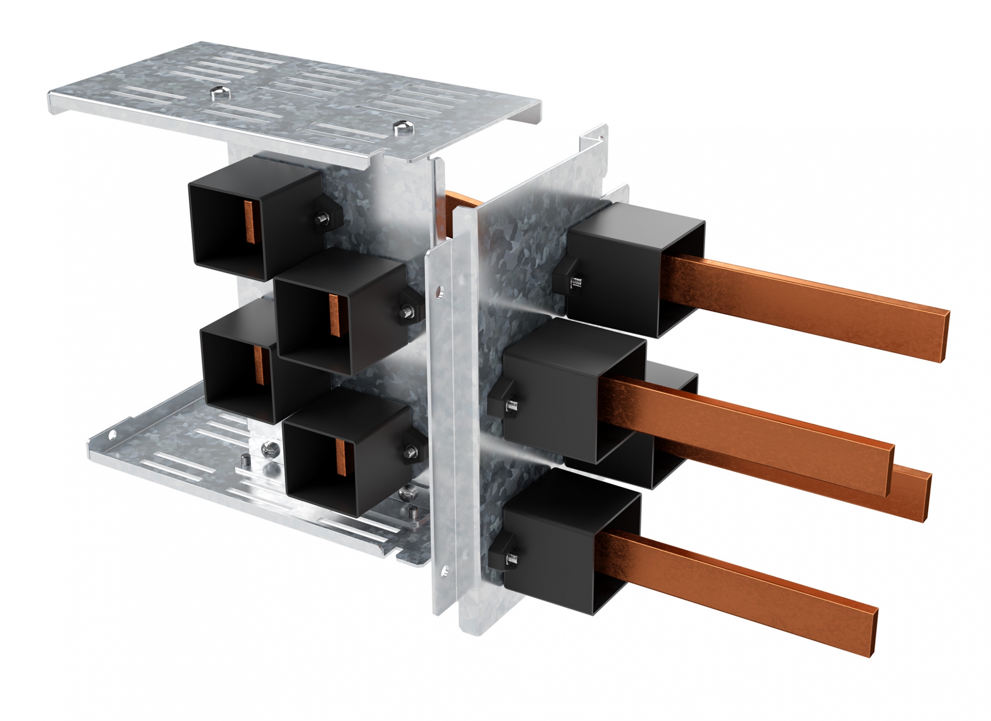 Комплект секционирования 3b 1-стороннее 3M,шин.вывод, 3P 250A