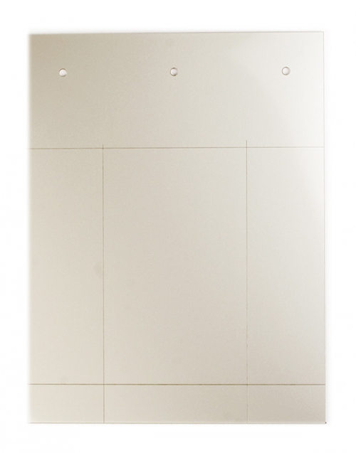 Табличка полужесткая для маркировки оболочек 100x60мм. Клейкое основание. ПВХ. Металлик (1 шт. на пластине, упак. по 10 листов)