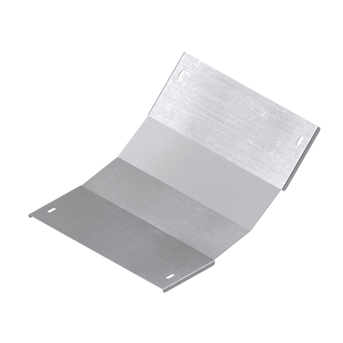 Крышка на угол вертикальный внутренний 45 градусов, 80х600 R600, цинк-ламельная в комплекте с крепежными элементами исоединительными пластинами, необходимыми для монтажа