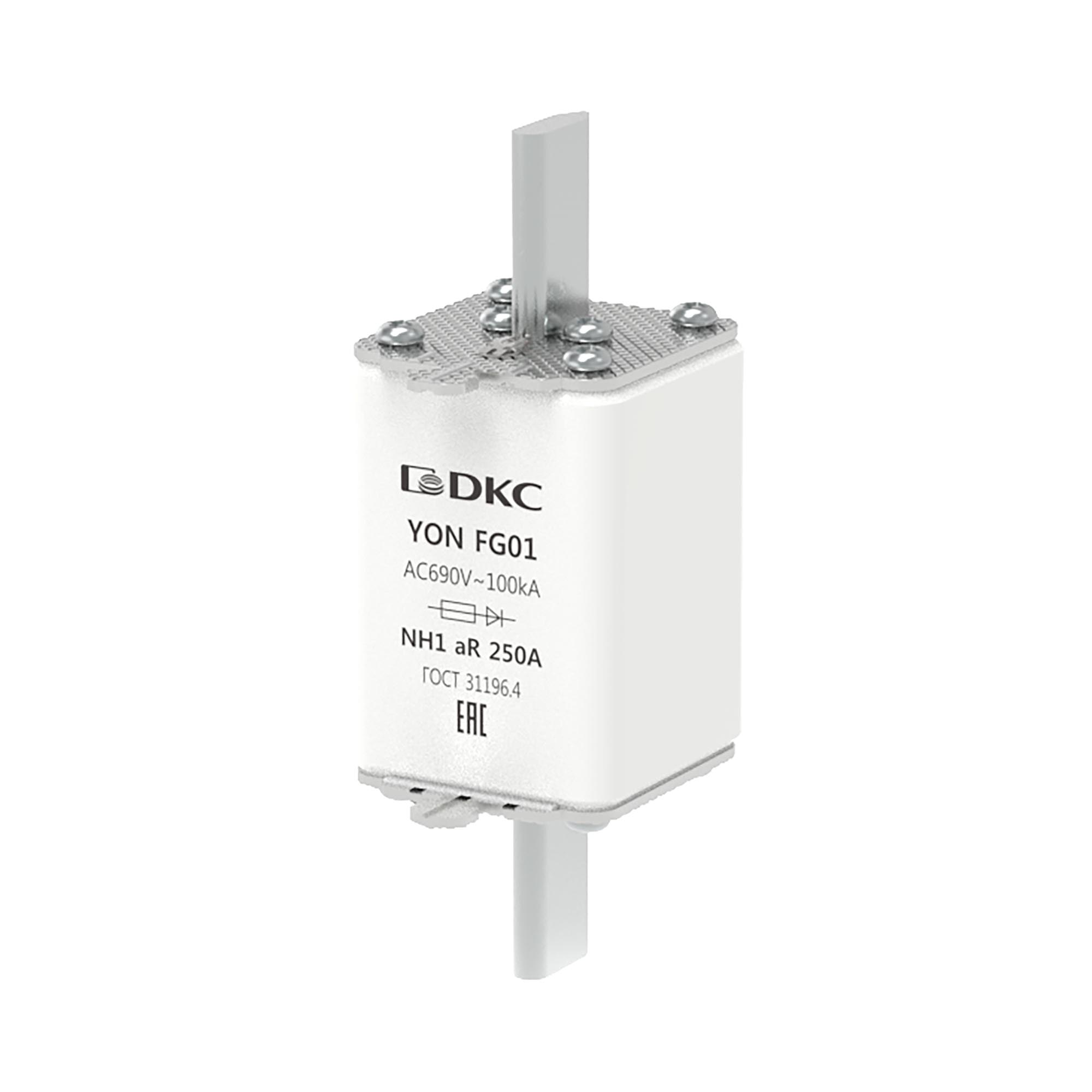 Предохранитель YON ножевого типа FG1 250А 690V характеристика arya