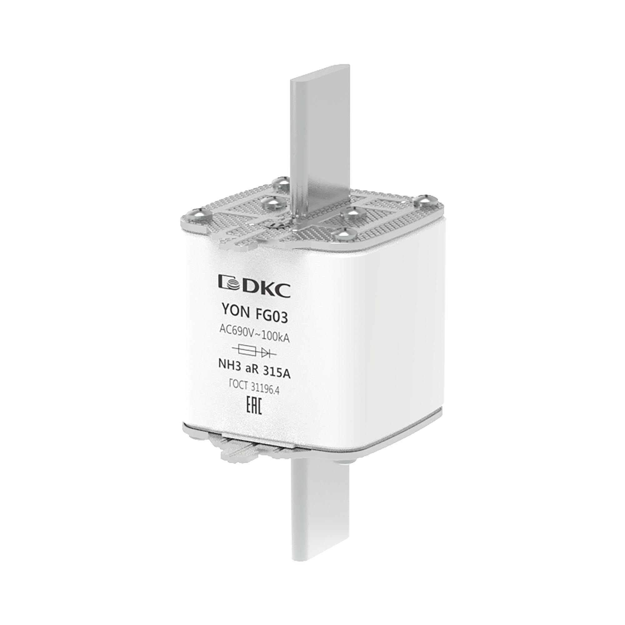 Предохранитель YON ножевого типа FG3 315А 690V характеристика arya