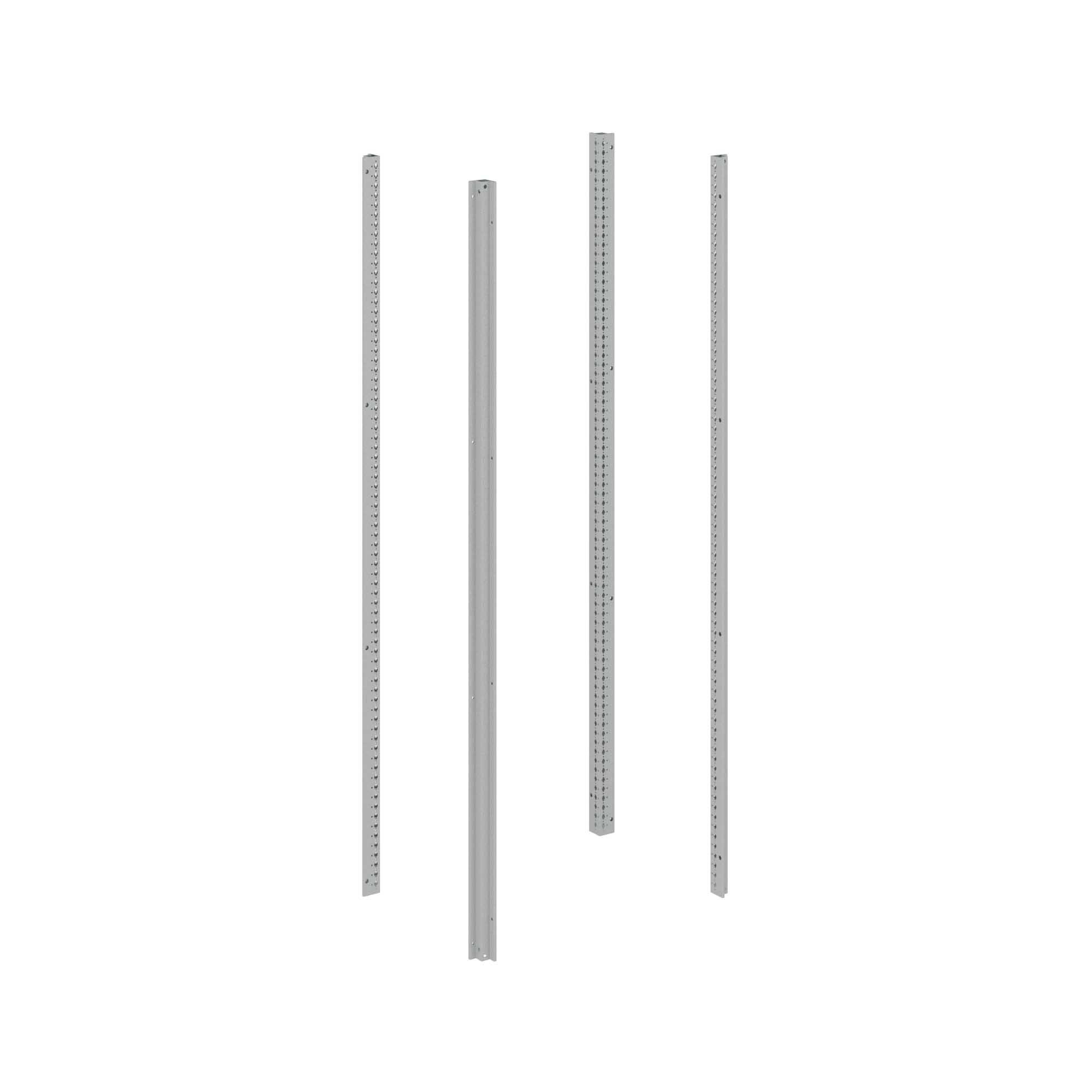 Стойки вертикальные, для шкафов CQE N высотой 1600 мм, 4 шт. RAL7035