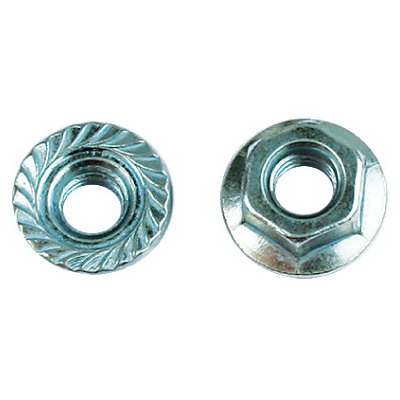 Гайка насечка препятствующая откручиванию М12 горячеоцинкованная