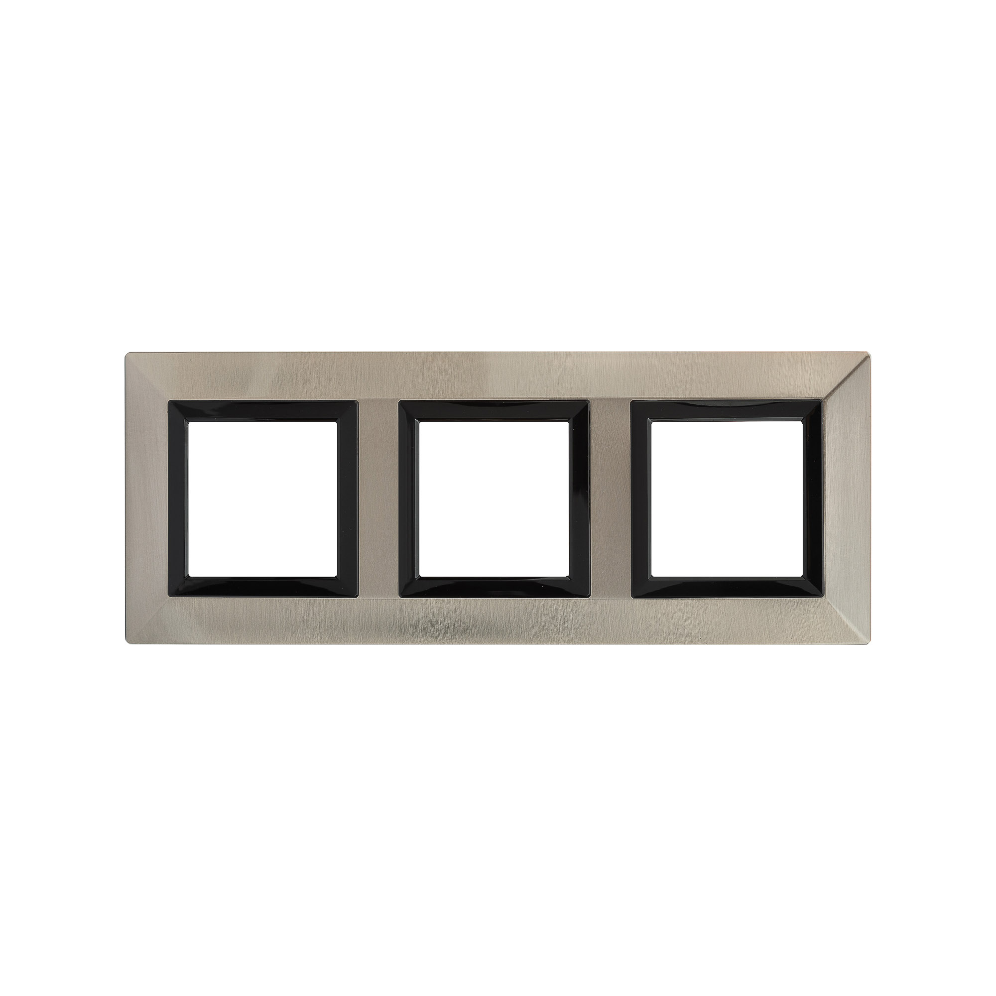 Рамка из металла, ''Avanti'',  никелированная, 6 модулей