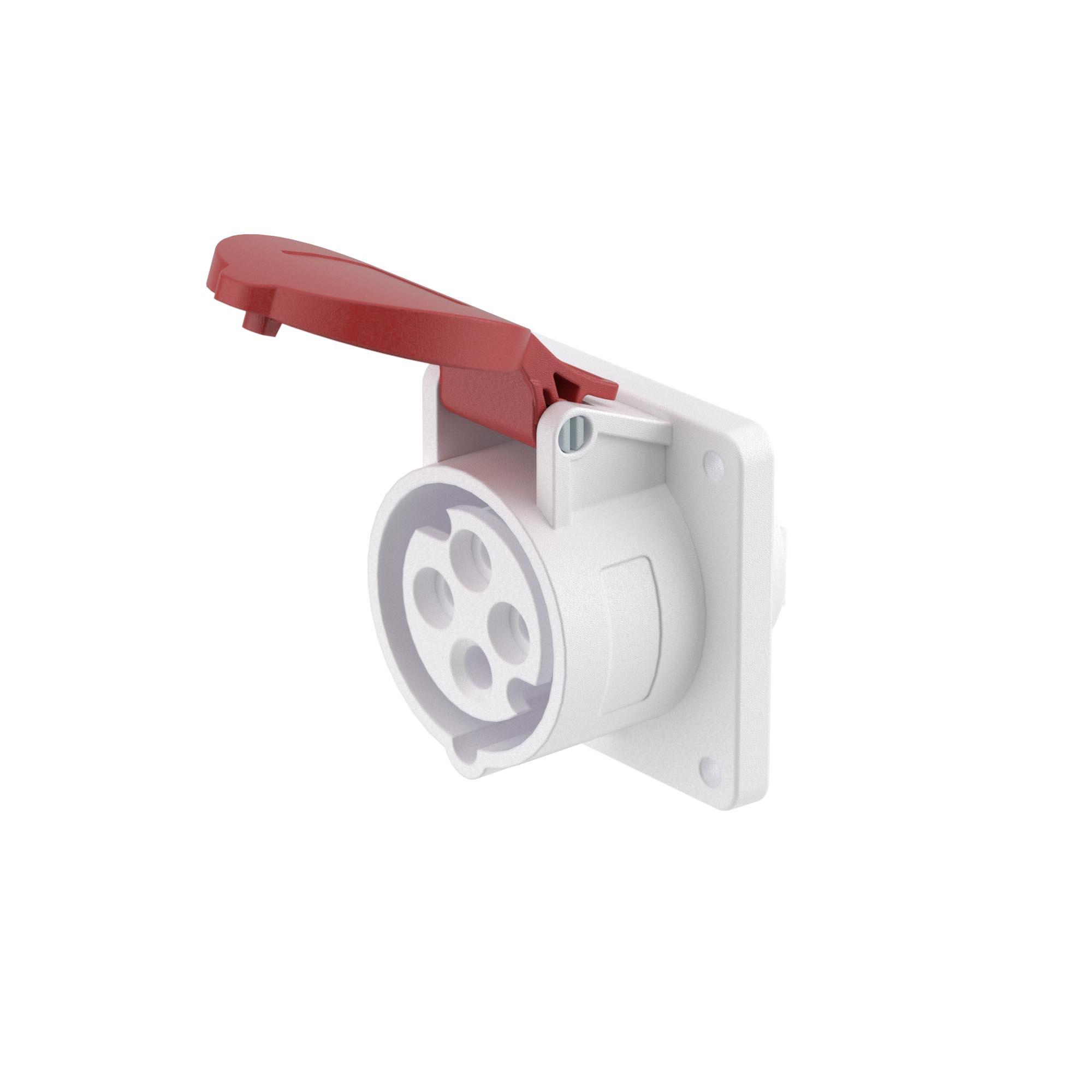 Розетка скрытой установки IP44 16A 3P+E 400V