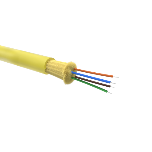 Кабель волоконно-оптический DT OS2,9/125 мкм,4 волокна в буферном покрытии