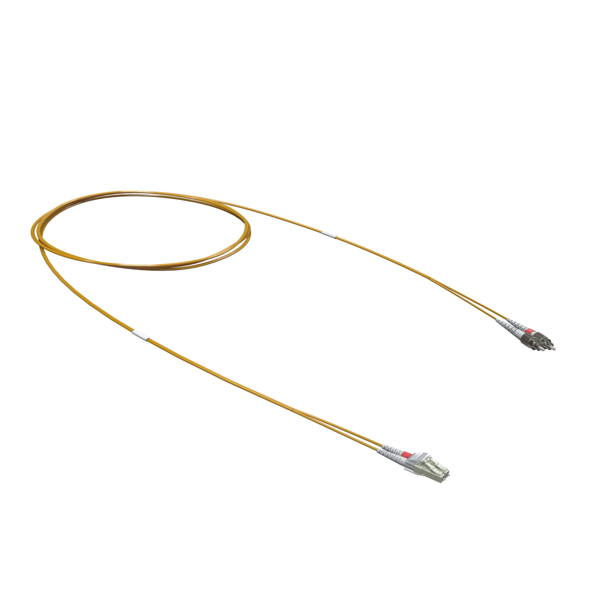 Патч-корд оптический переходной Duplex LC-UPC/FC-UPC 50/125 OM2, 2 м