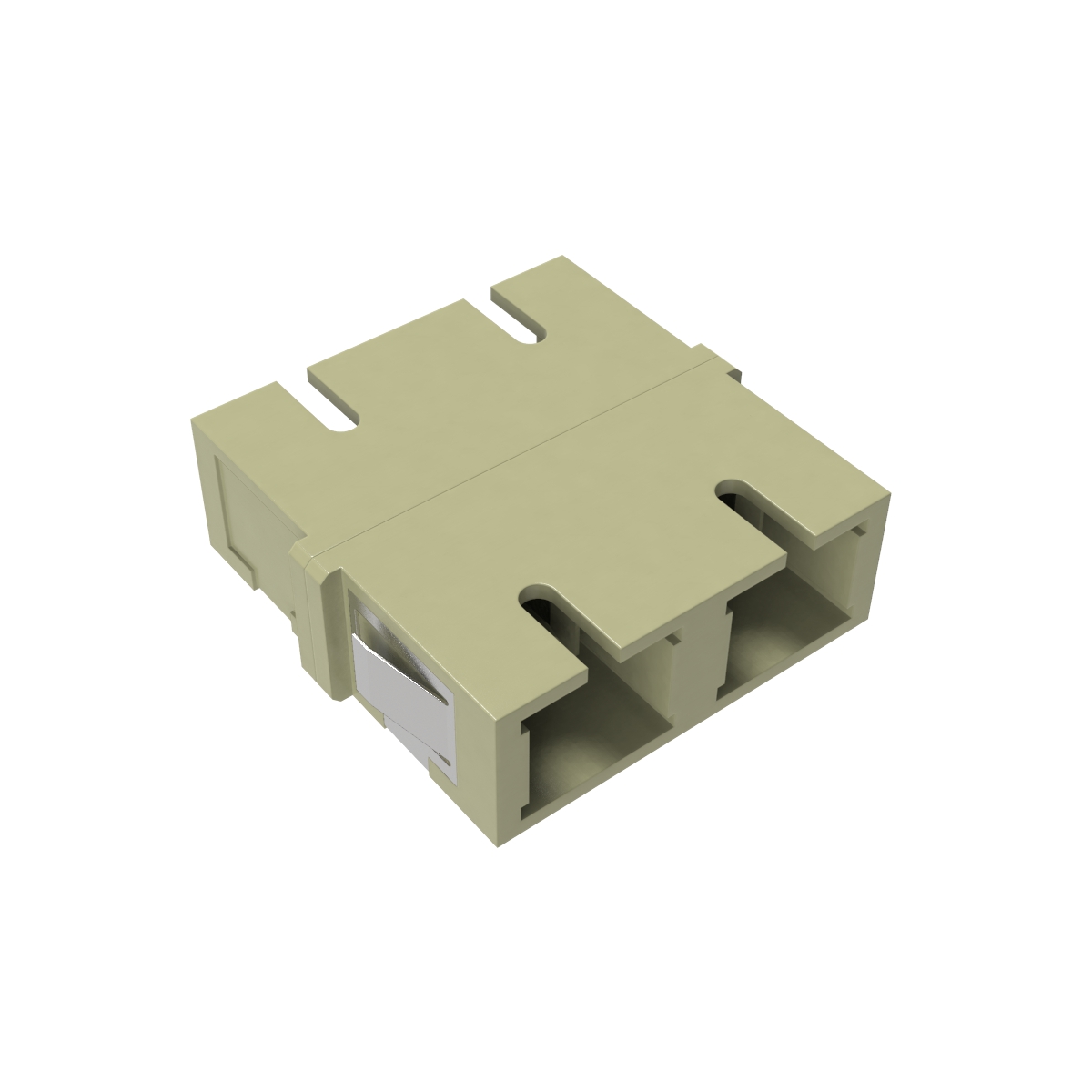Адаптер SC/UPC-Duplex TOP ОМ2 бежевый