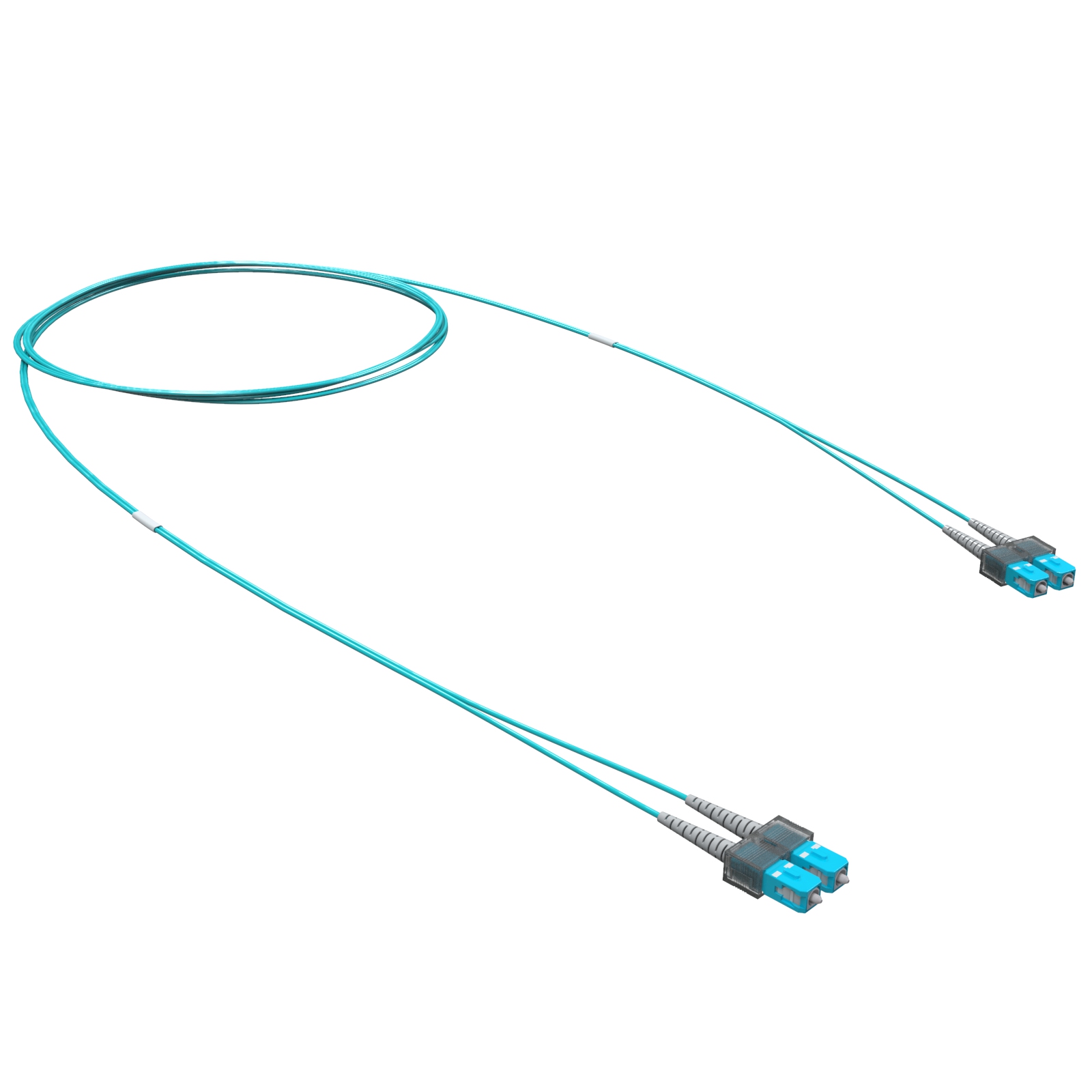 Патч-корд оптический Duplex SC/UPC-SC/UPC 50/125 (OM3) 3 м