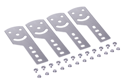 Пластина крепежная GSV H50 (4шт) в комплекте с    крепежным и элементами, необходимыми для монтажа, цинк-ламельная