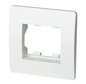 Каркас в сборе с рамкой под 2 модуля VIVA (для монтажа ЭУИ в коробки код 10123)