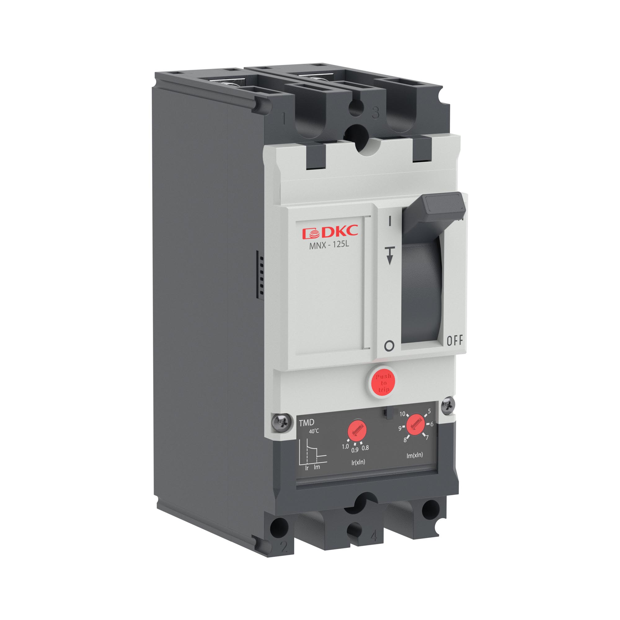 Выключатель автоматический YON pro MNX125L 2P 100 A 70 kA при AC240V расцепитель TMD