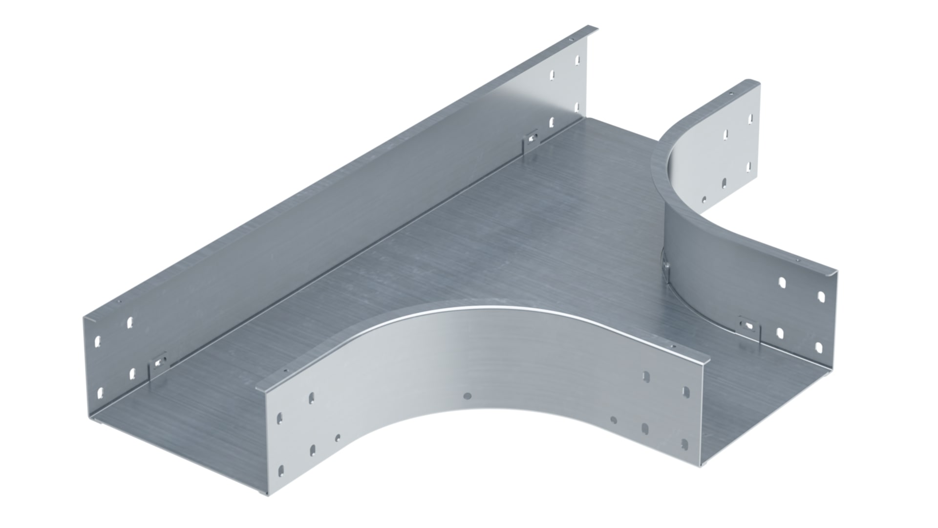 Ответвитель Т-образный 100х500 1,2 мм в комплекте крепежные элементы соединительные пластины