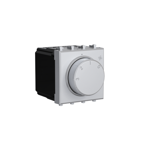 Механизм управления вентиляторами модульный, Avanti, закаленная сталь, 2модуля