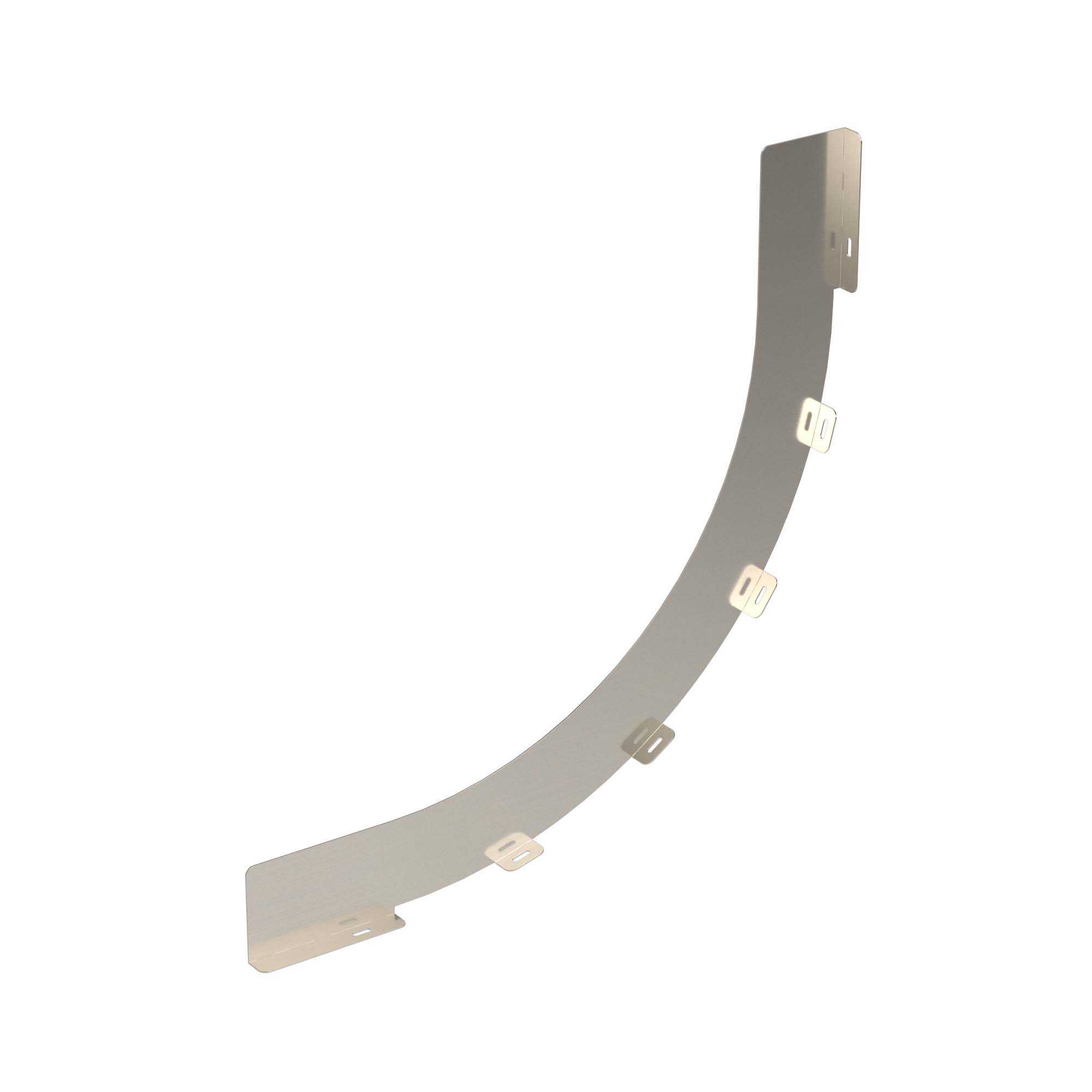 Перегородка SEP для вертикального внутреннего угла 90 градусов H100, R600, в комплекте с крепежными элементами необходимыми для монтажа