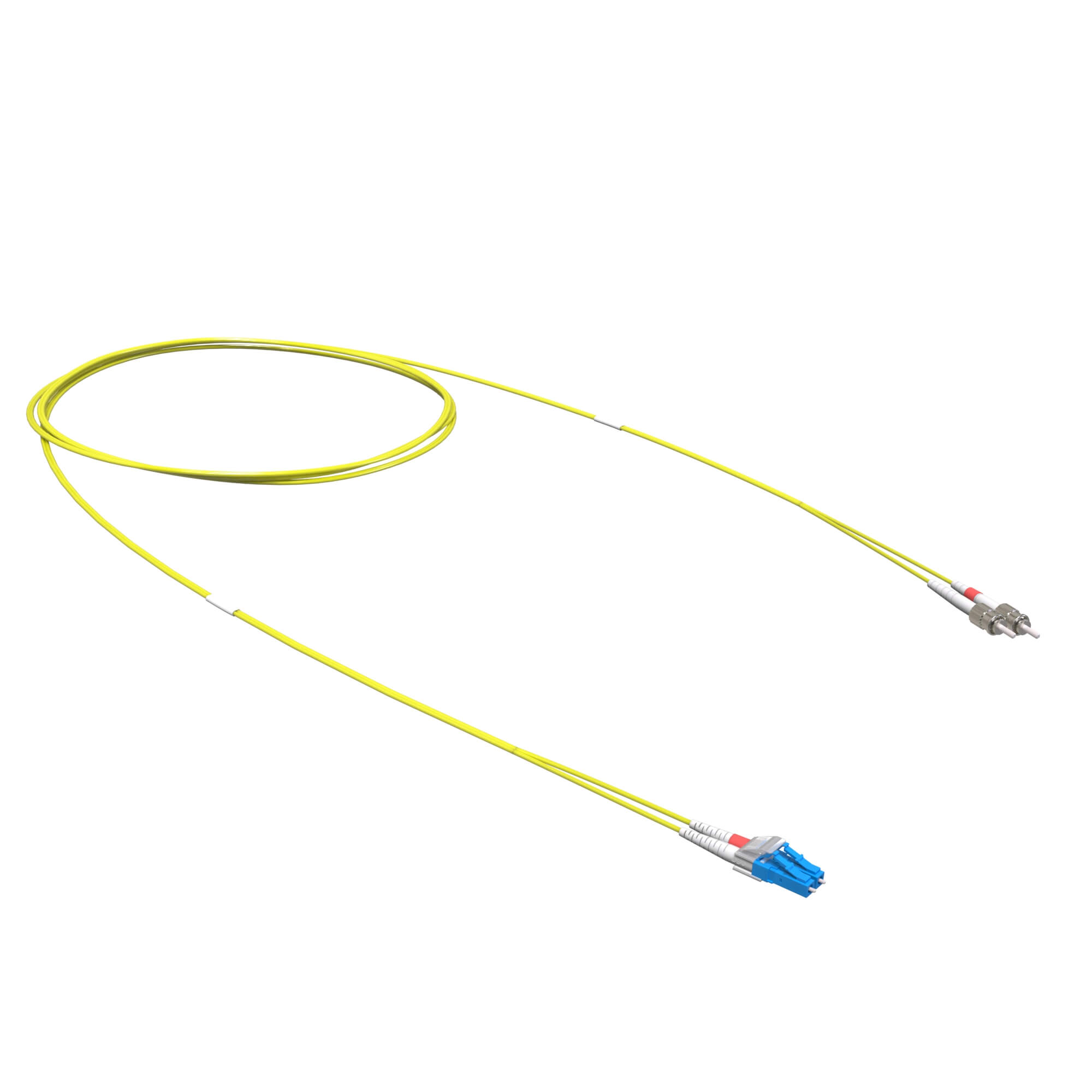 Патч-корд оптический переходной Duplex LC-UPC/ST-UPC, 9/125 OS2, 5 м