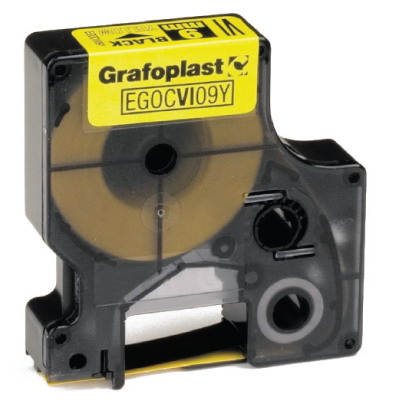 Картридж термо трубка 19мм х 1.5м желтый