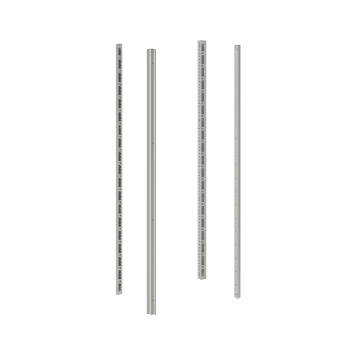 Стойки вертикальные, В=1000мм, без дополнительных креплений, 4шт RAL7035