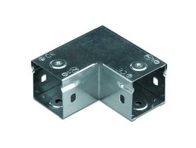 Угол горизонтальный 90 градусов 50х50 глухой цинк-ламельный