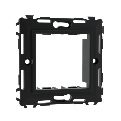 Каркас 1 пост 2 модуля без лапок черный