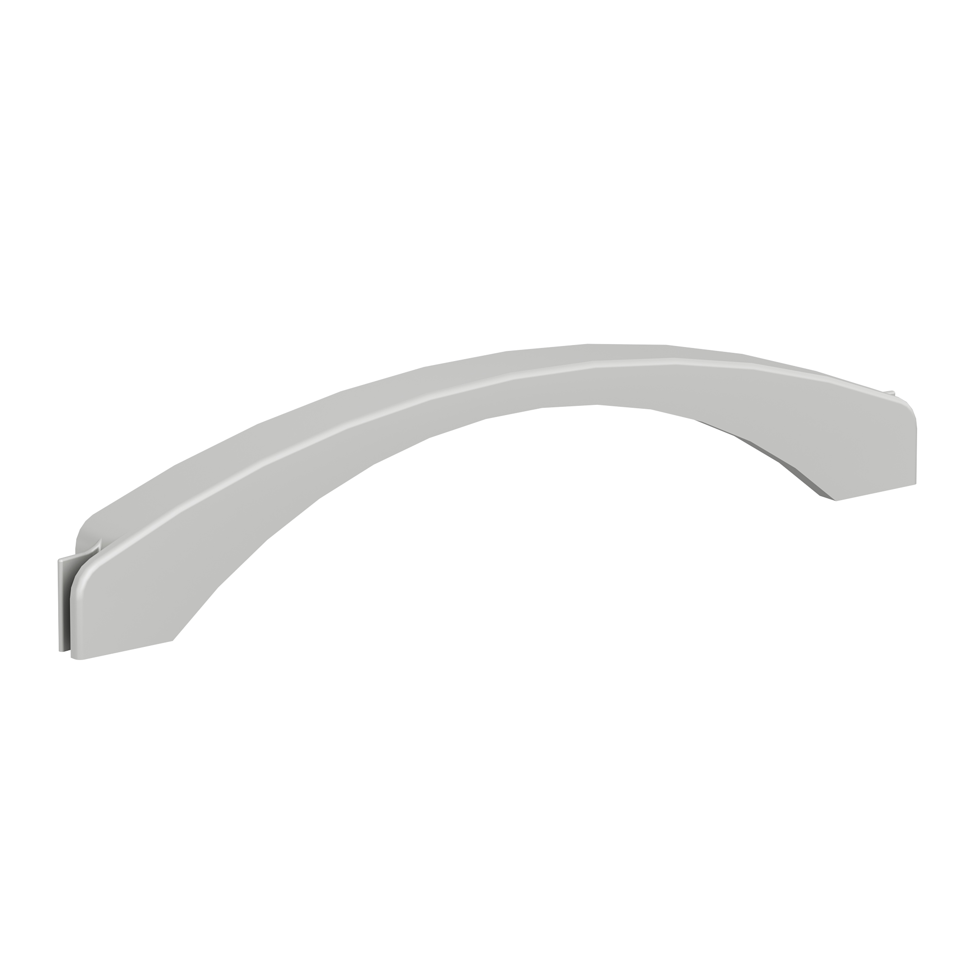 Адаптер напольного канала 50х12 мм серый