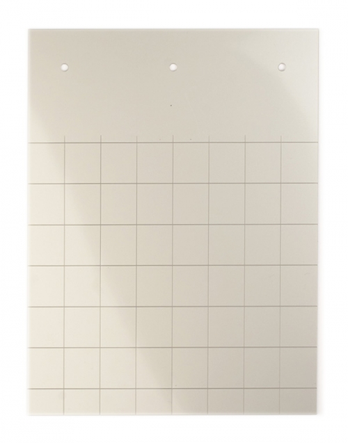 Табличка полужесткая 17x15мм. Установка в держатель. Для маркировки модульного оборудования. ПВХ-0,5. Серебристая (36 шт. на пластине, упак. по 10 листов)