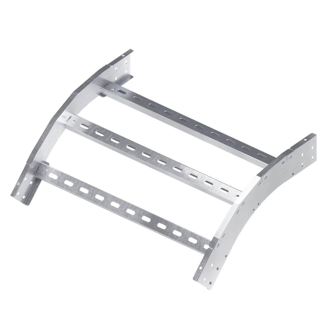 Угол вертикальный внешний 45 градусов 100х500 R600 цинк-ламельный в комплекте крепежные элементы соединительные пластины