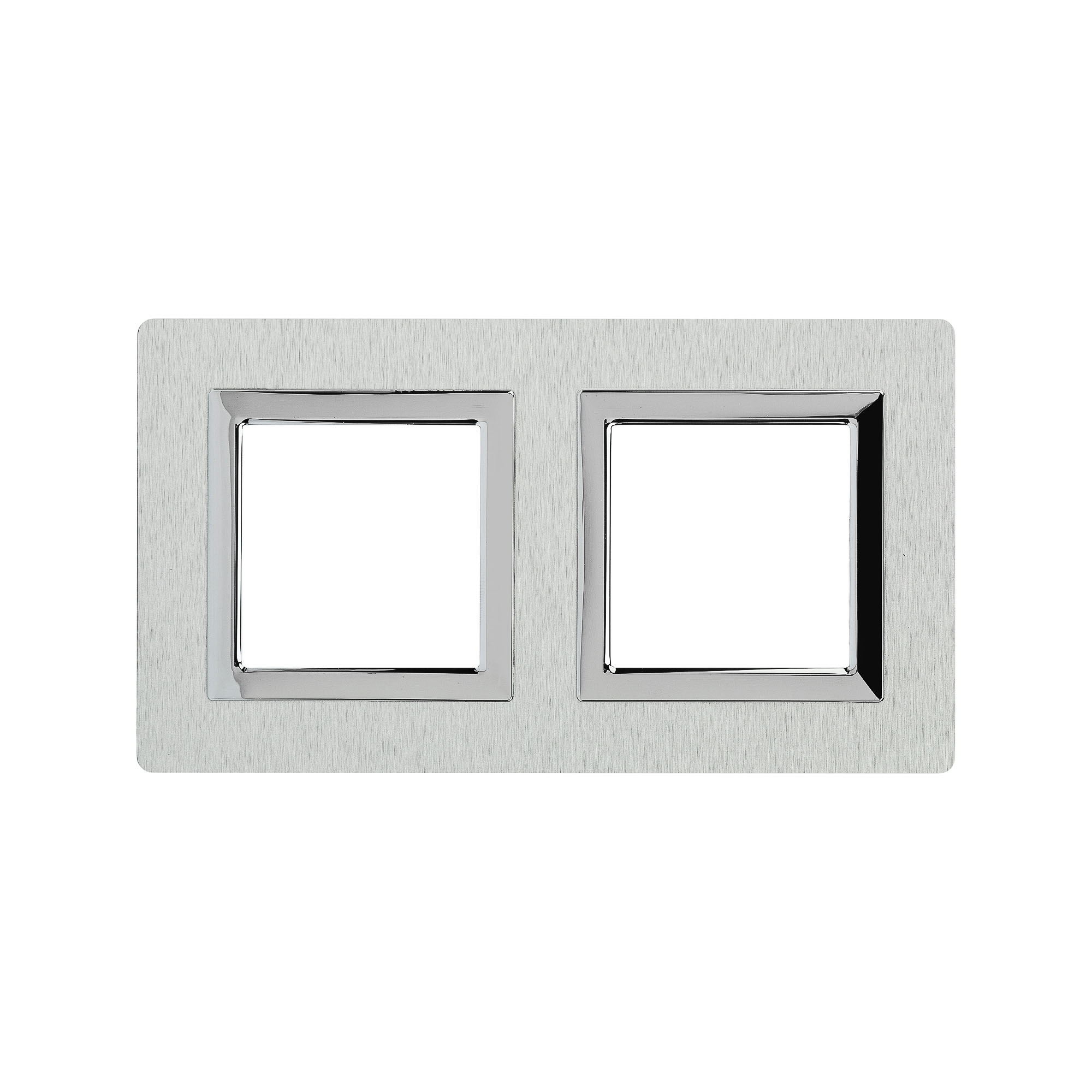 Рамка из алюминия, ''Avanti'', серая, 4 модуля