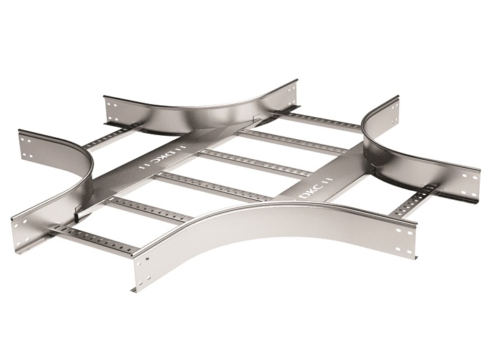 Ответвитель Х-образный 50х200 R900 цинк-ламельный в комплекте крепежные элементы соединительные пластины