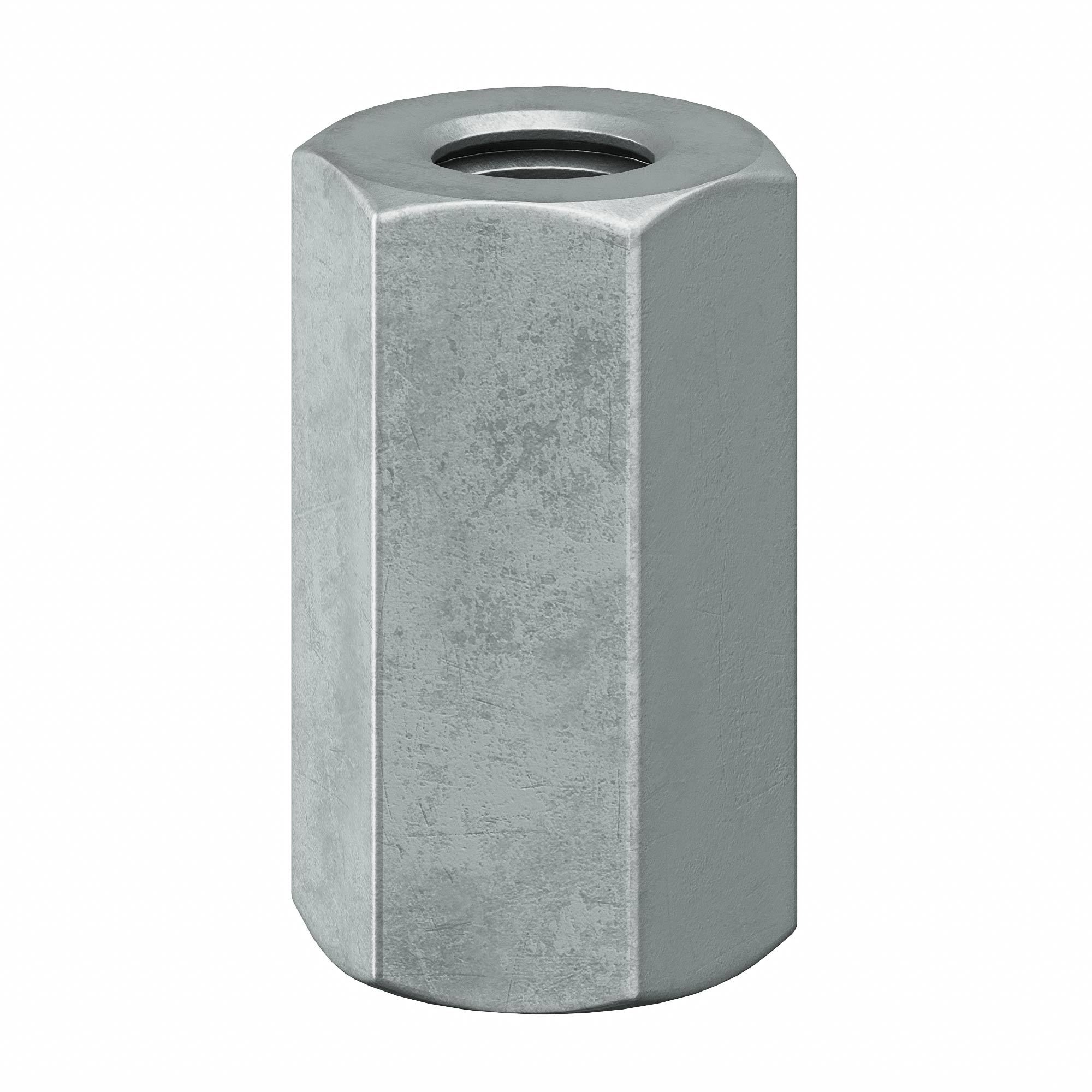 Гайка соединительная М10х30 горячеоцинкованная