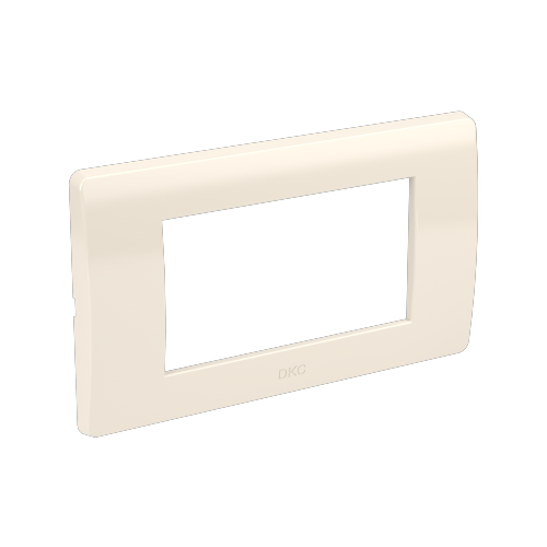 BRAVA Рамка 4 модуля бежевая RAL9001